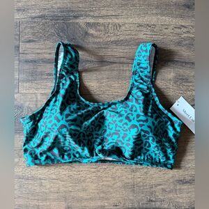 Meet Curve | NWT | Leopard Swim Top | Size: XL